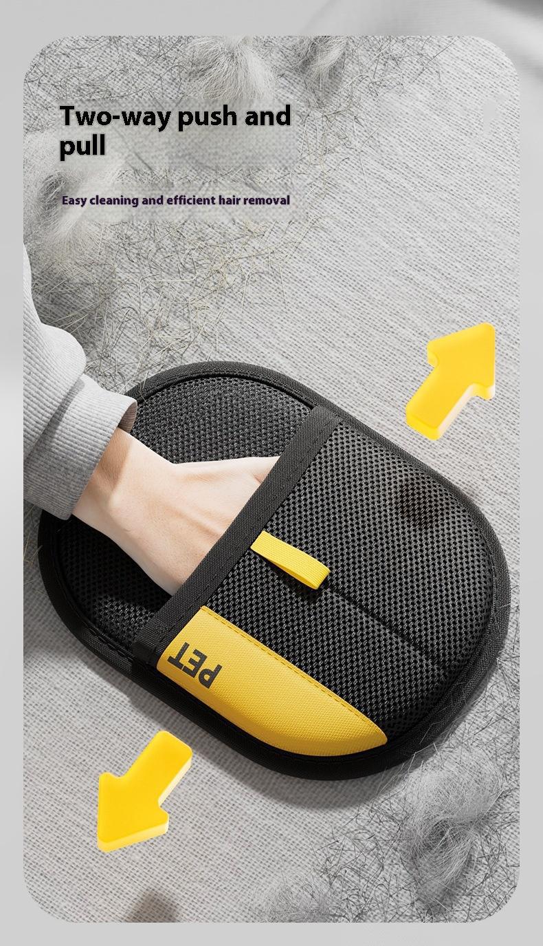 Reusable pet hair glove